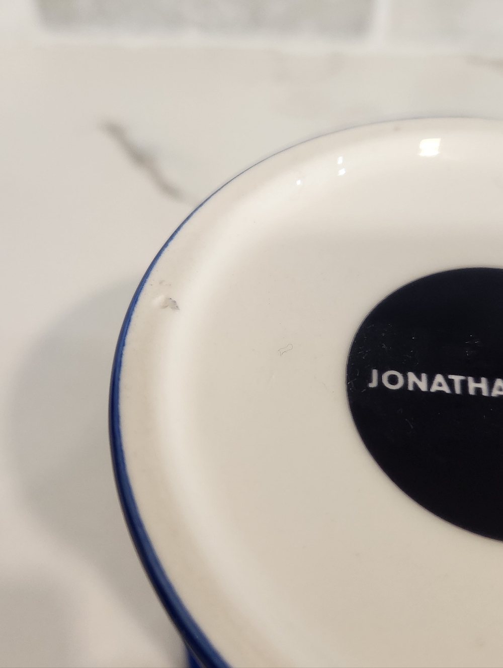 Jonathan Adler Druggist LSD Porcelain Lidded Jar Canister Psychedelic Blue/White - Picture 9 of 11